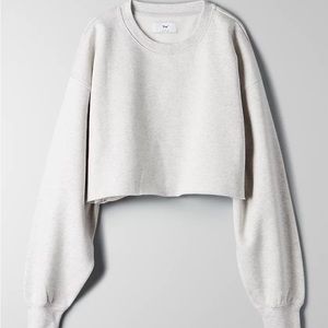 Aritzia TNA cropped crew neck